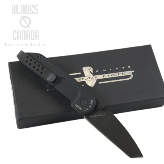 Extrema Ratio BF1 CT Classic Tanto Folding Knife, Bohler N690, Aluminum Black